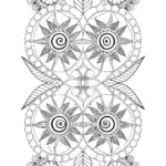 Mandala Flower Coloring Page