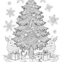 Mandala Christmas Tree Wonderland