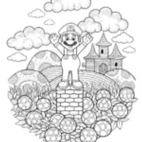 Mario the Plumber Coloring Fun