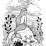 Mermaid Serenity by the Sea