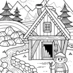 Minecraft Character Coloring Page