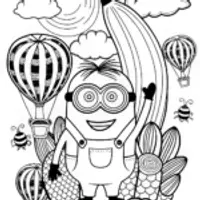 Bob the Minion Coloring Fun