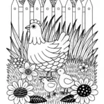 Mother Hen and Chick’s Garden Stroll