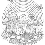 Magical Mushrooms in the Forest
