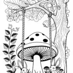 Mushroom Wonderland Swing
