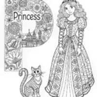 Princess and Her Loyal Cat