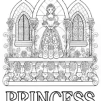 Princess on the Royal Balcony Coloring Page
