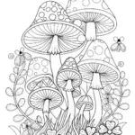 Psychedelic Mushroom Patterns