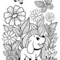 Puppy and Butterfly Adventure