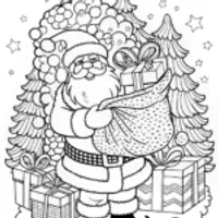 Santa Claus with a Gift