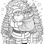 Santa Claus with a Gift