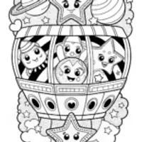 UFO Adventure in a Starry Mountain Landscape