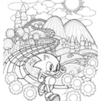 Sonic the Hedgehog Coloring Adventure