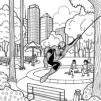 Spider-Man Ready for Action in the City