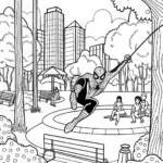 Spider-Man Ready for Action in the City