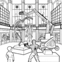 Spiderman at the Science Museum