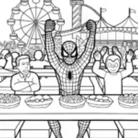 Spider-Man’s Hot Dog Feast