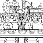 Spider-Man’s Hot Dog Feast