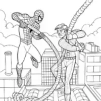 Spider-Man Overlooking the City