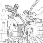 Spider-Man Overlooking the City