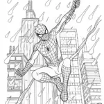 Spiderman in the Rain