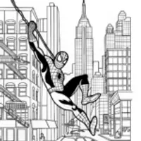 Spiderman in a Concrete Jungle