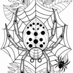 Spiny Orb weaver spider