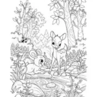 Sunny Day with Bambi and Friends