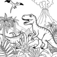 T-Rex Adventure in a Prehistoric World