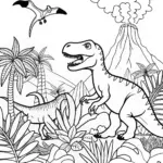 T-Rex Adventure in a Prehistoric World