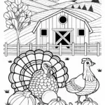 Thanksgiving Turkey on the Farm