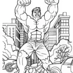 Hulk Smash Coloring Page