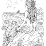 Ariel the Mermaid Coloring Page