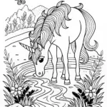 Unicorn by the Tranquil River
