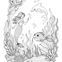 Underwater Adventure with a Mermaid