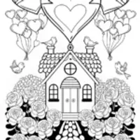 Heart Mandala Coloring Page
