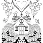 Heart Mandala Coloring Page