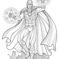 Batman Armor Coloring Page