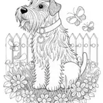 Dog Coloring Page Featuring Murphy