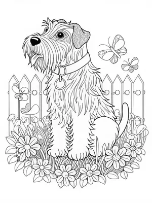 Dog Coloring Page Featuring Murphy coloring pages