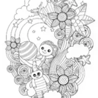 Z: Dreamy Doodles Coloring Fun