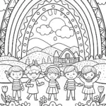 Rainbow Dreams: A Colorful Adventure with Friends