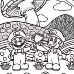 Mario and Luigi’s Colorful Mushroom Garden Adventure