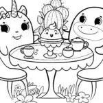 Squishmallow Tea Party with a Unicorn and a Duck!