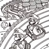 Mario and Luigi Racing in the Mushroom Kingdom!