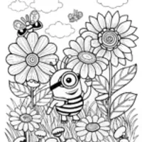 Minion’s Flower Adventure in the Magical Garden