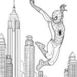 Miles Morales Swinging Through the Cityscape Adventure