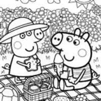 Peppa and George’s Fun Garden Picnic Adventure