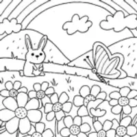 Rainbow Garden Adventure with Benny the Bunny