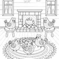 Chickens’ Cozy Winter Retreat with Henrietta and Friends